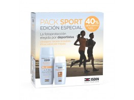 Imagen del producto Fotoprotector Isdin Sport Pack Fusion Water 50ml Fusion Gel 100ml
