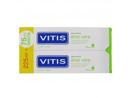 Imagen del producto Vitis duplo Aloe Vera Pasta Dentífrica Manzana Menta, 2 X 150 ml