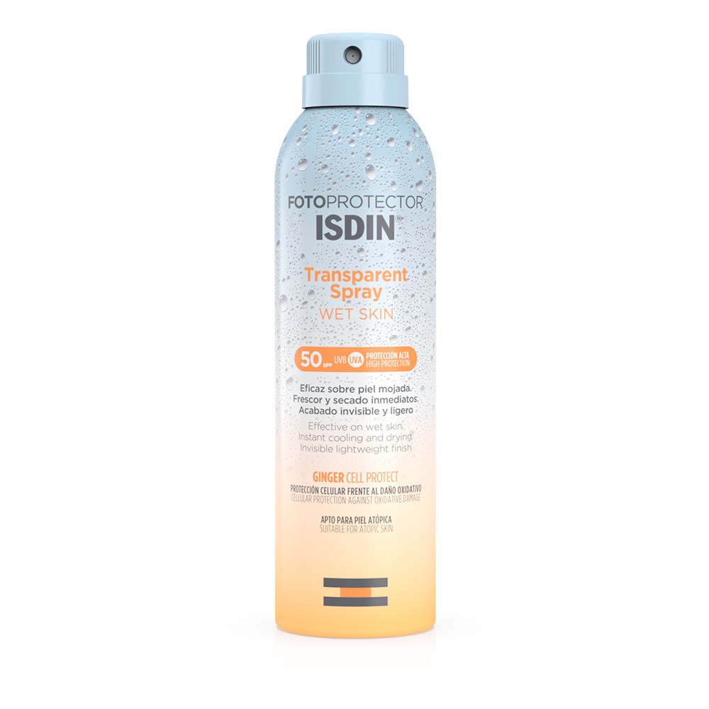 Imagen de Fotoprotector ISDIN Transparent Spray Wet Skin SPF 50 250ml